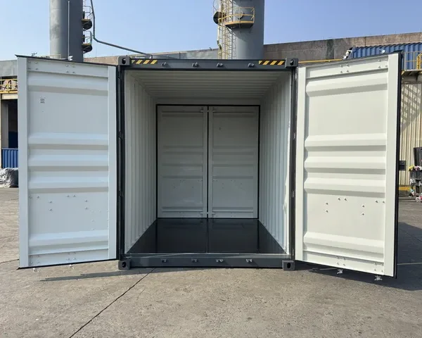 10 Fuß HC Double Door Container